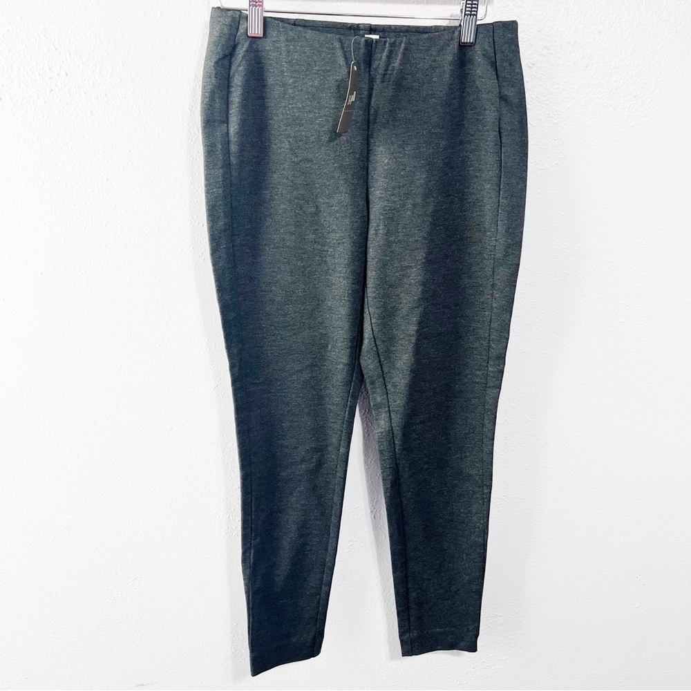 NWT J Jill ponte Heathered gray legging pants med petite